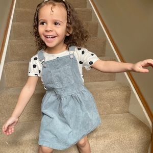 Zara Baby Corduroy Overall Skirt